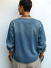 Brooke | Artisti Cozy Asymmetrical Denim Blouse